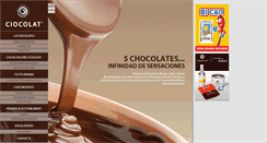 Desktop Screenshot of ciocolat.coffee-center.es
